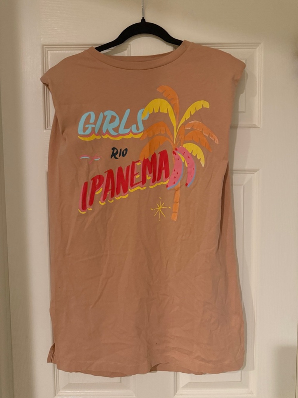 FARM Rio Ipanema Graphic Top punk edgy vacation yoga earthy boho brown beaches